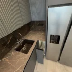 kitchen remodel Tustin custom storage and sink area