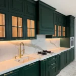 kitchen remodel Irvine marble-style backsplash