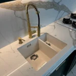 green custom kitchen remodel in Irvine CA
