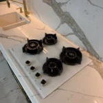 kitchen remodel Irvine waterfall countertop detail