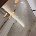 Dana Point bathroom remodel with wood cabinetry