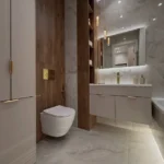 bathroom remodel Dana Point wall mounted toilet