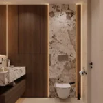 bathroom remodel Costa Mesa walk in shower and freestanding tub
