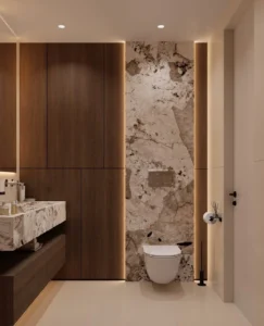 bathroom remodel Costa Mesa walk in shower and freestanding tub