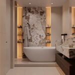 bathroom remodel Costa Mesa freestanding bathtub