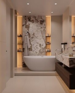 bathroom remodel Costa Mesa freestanding bathtub