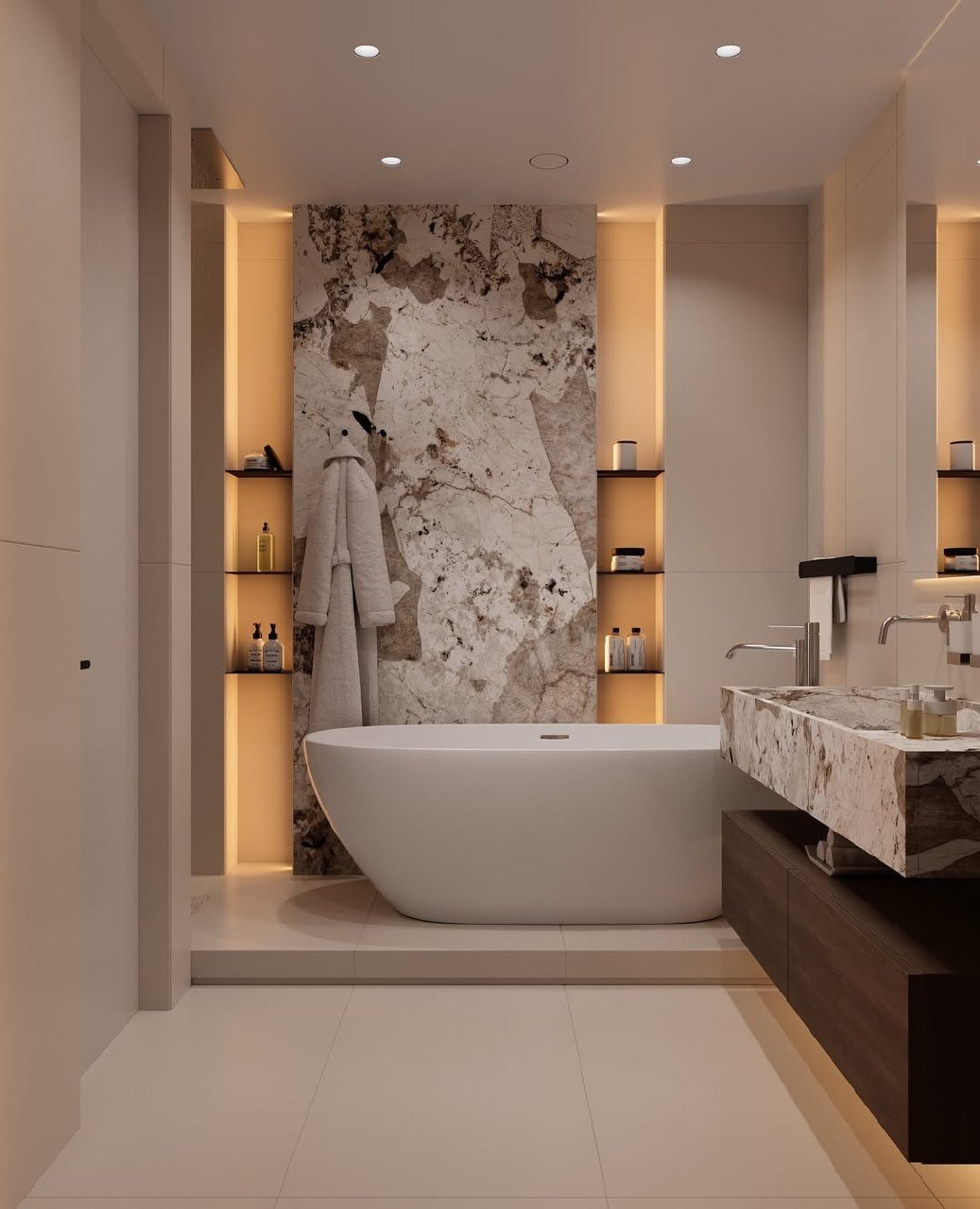 bathroom remodel Costa Mesa freestanding bathtub